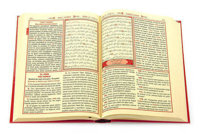 The Holy Quran with Arabic Turkish Recitation and Mealli - Triple Quran - Medium - Seda Publishing House - Computer Line - 4