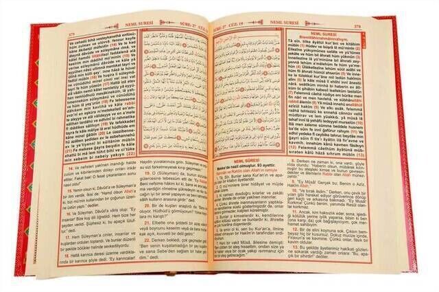 The Holy Quran with Turkish Meaning and Pronuncation - Large (Mosque) Size - Seda Publishment - 5