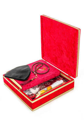 The Special Gift Set, Quran Covered Velvet and Theirs Box - 2