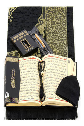 Ultra Luxury Chenille Prayer Rug Set -2 - 3