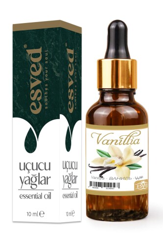 Vanilya Kokusu Saf Esansiyel Uçucu Yağ Buhurdanlık Yağı Difüzör Esansı Aromaterapi Ortam Koku 10ml - 1