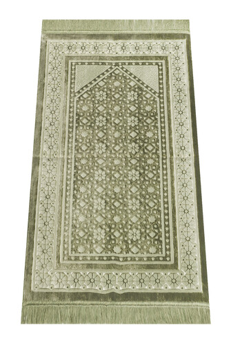 Velvet Pearl Prayer Rug Velvet Pearl - Green - 1