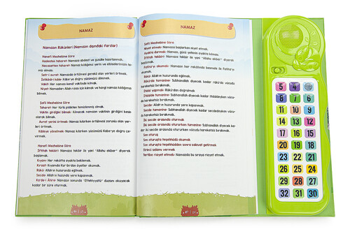 Voice Elif Ba Quran Teaching Device Set with Book Green - 4