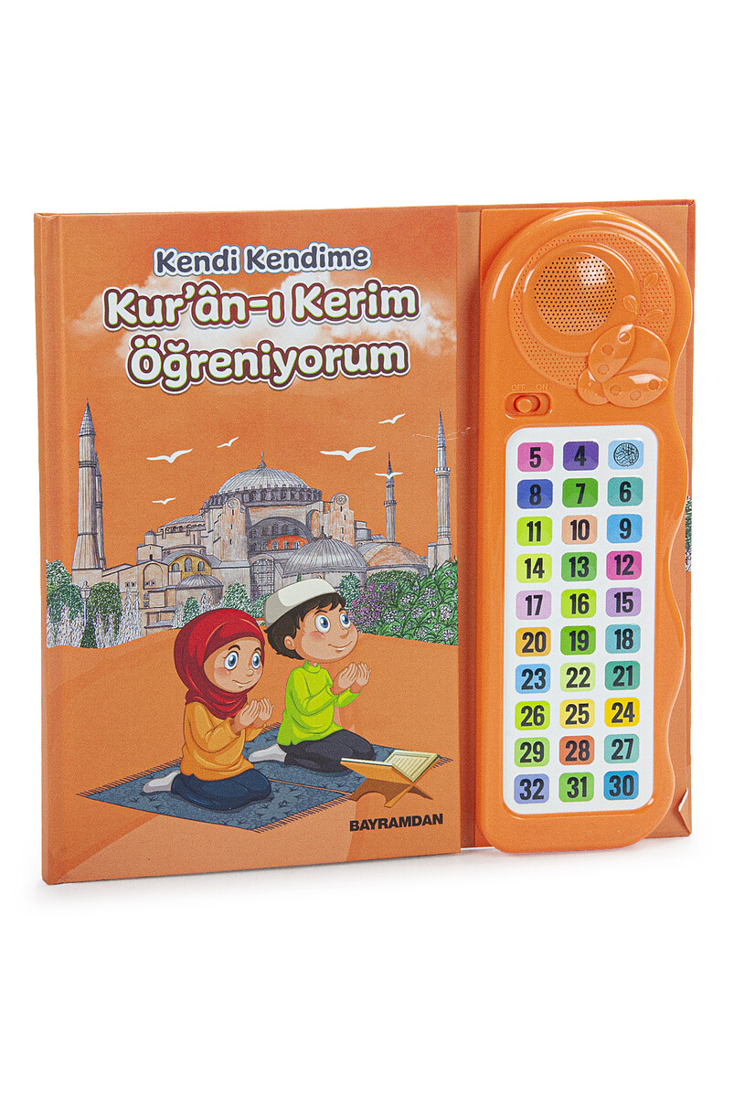 Voice Elif Ba Quran Teaching Device Set with Book Orange - 1