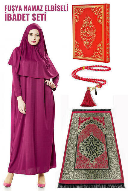 Worship Set with Fuchsia Prayer Dress - 1