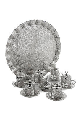 Yonca Round 6 Piece Coffee Set Boxed 113-A-K-11 - 4