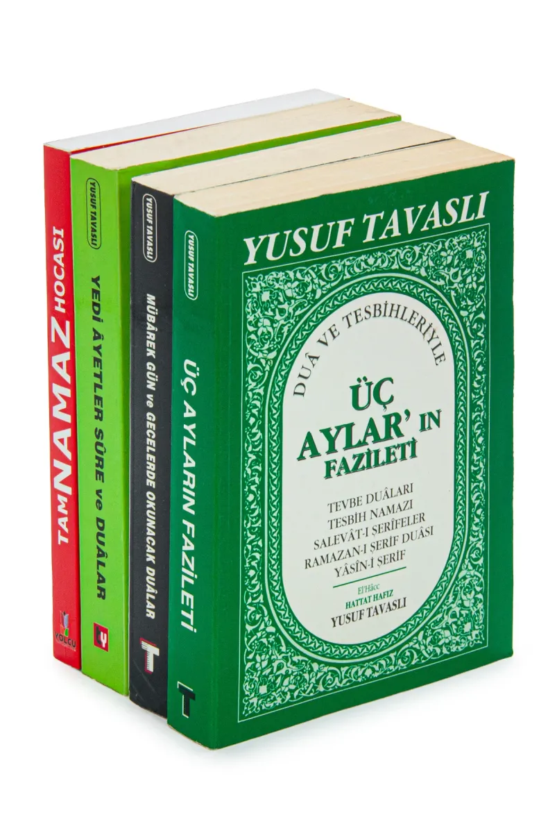 Yusuf Tavaslı Dua Kitapları Seti - Tam Namaz Hocası, 7 Ayetler Yasini Şerif, Üç Ayların Fazileti ve Mübarek Gün Duaları - 1